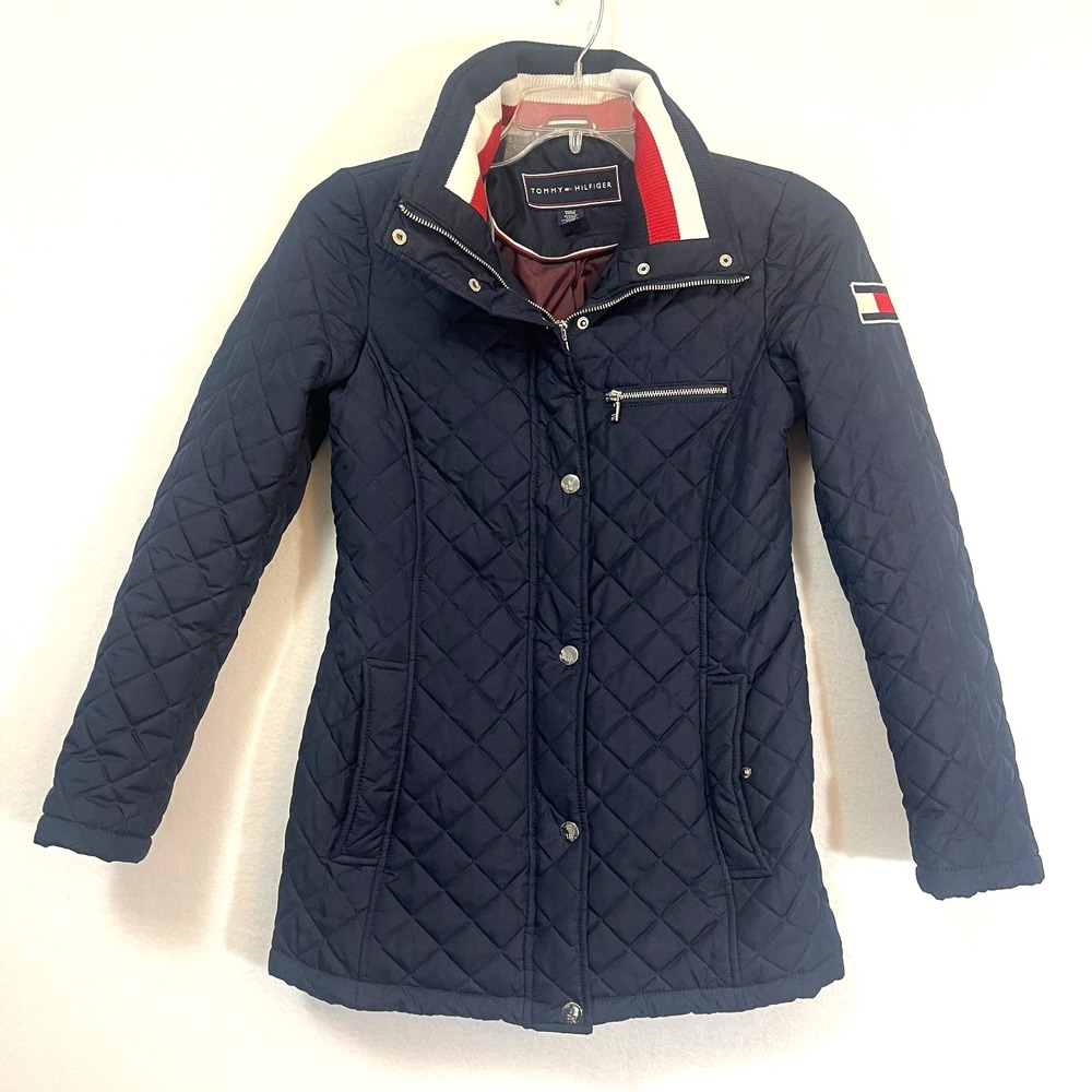 Tommy Hilfiger Women's Hoodie‎ Quilted Coat size XS